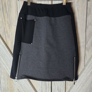 Laura Hlavac Colorblock Zip Detail Skirt – S